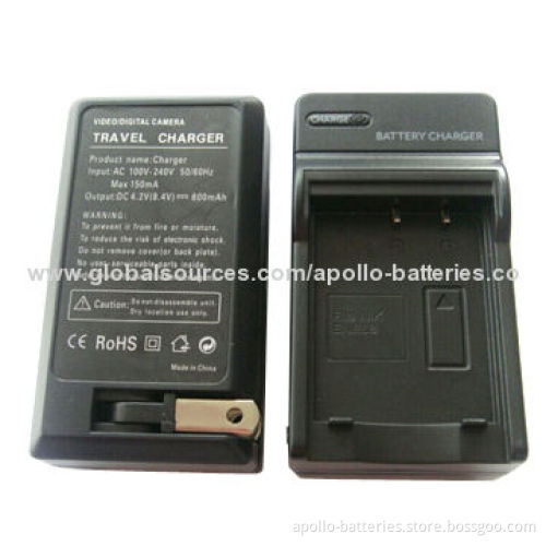 Camera battery charger for Nikon EN-EL8, 4.2/8.4V, 600mAh